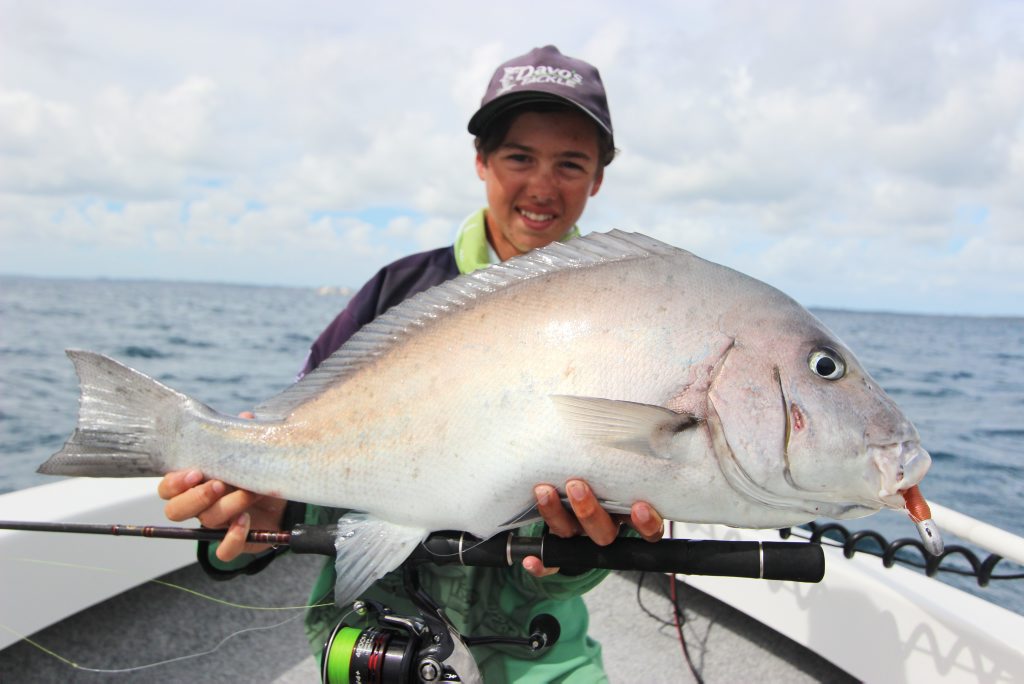 Bryce hooked this nice blackall while out on charter with Hervey Bay Fly and Sportfishing. Bryce hooked this nice blackall while out on charter with Hervey Bay Fly and Sportfishing.